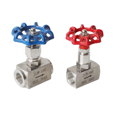 Manual Stainless Needle Valve with Female Threaded End Options